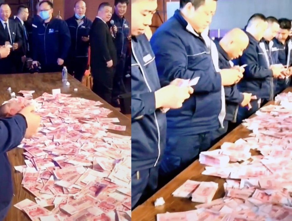 【年終獎金】中國公司辦「數錢比賽」派 1200 萬  限時數啱銀碼可直接拎走