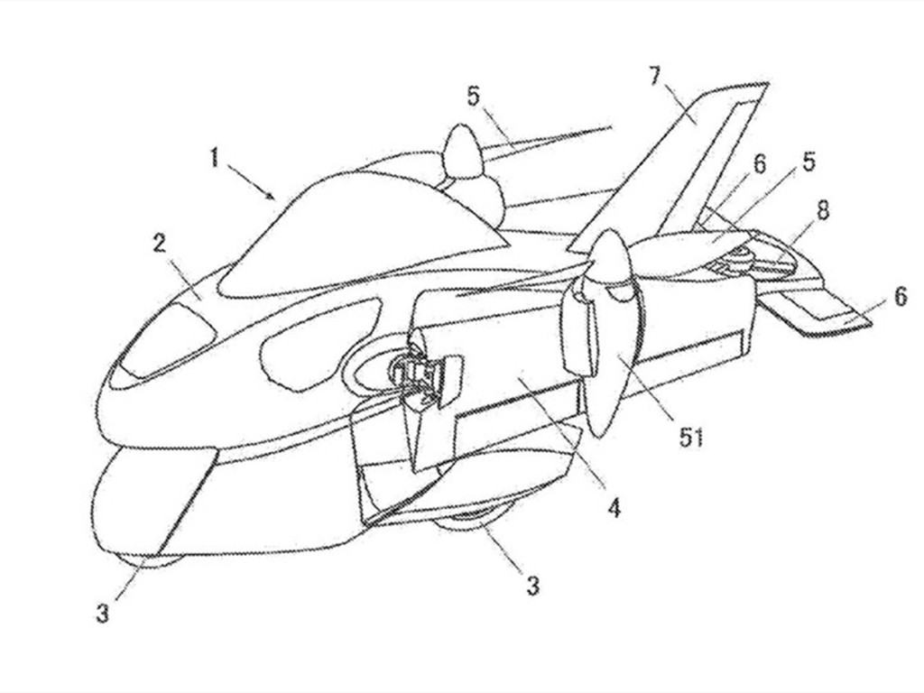 【e＋車路事】Subaru 飛行電單車申請專利 設計細節曝光