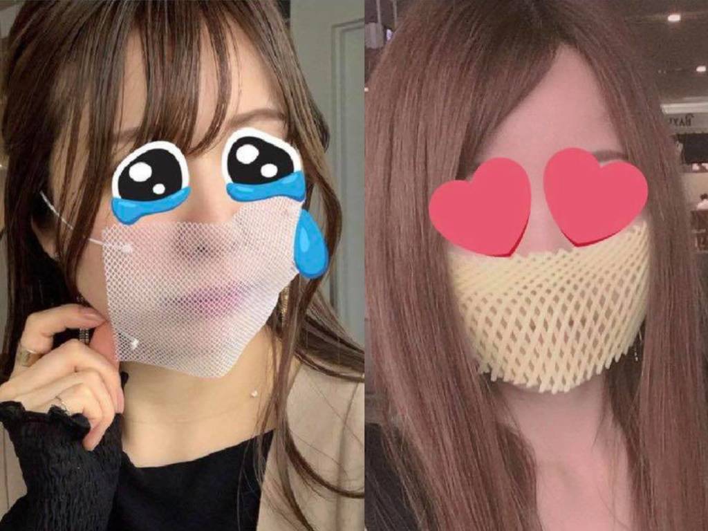 日本網紅教整「水果套」口罩  防疫意識太差了吧？