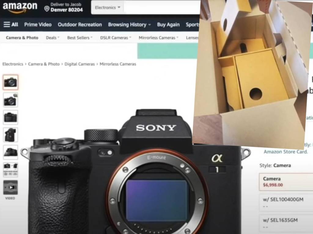 Amazon 網購 5 萬元相機竟收吉盒  懷疑貨品被偷但客服拒退款兼 cut 線