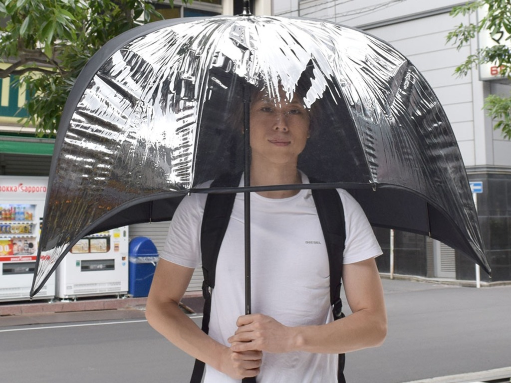 日本 100cm 直徑巨傘  大背包輕鬆遮擋