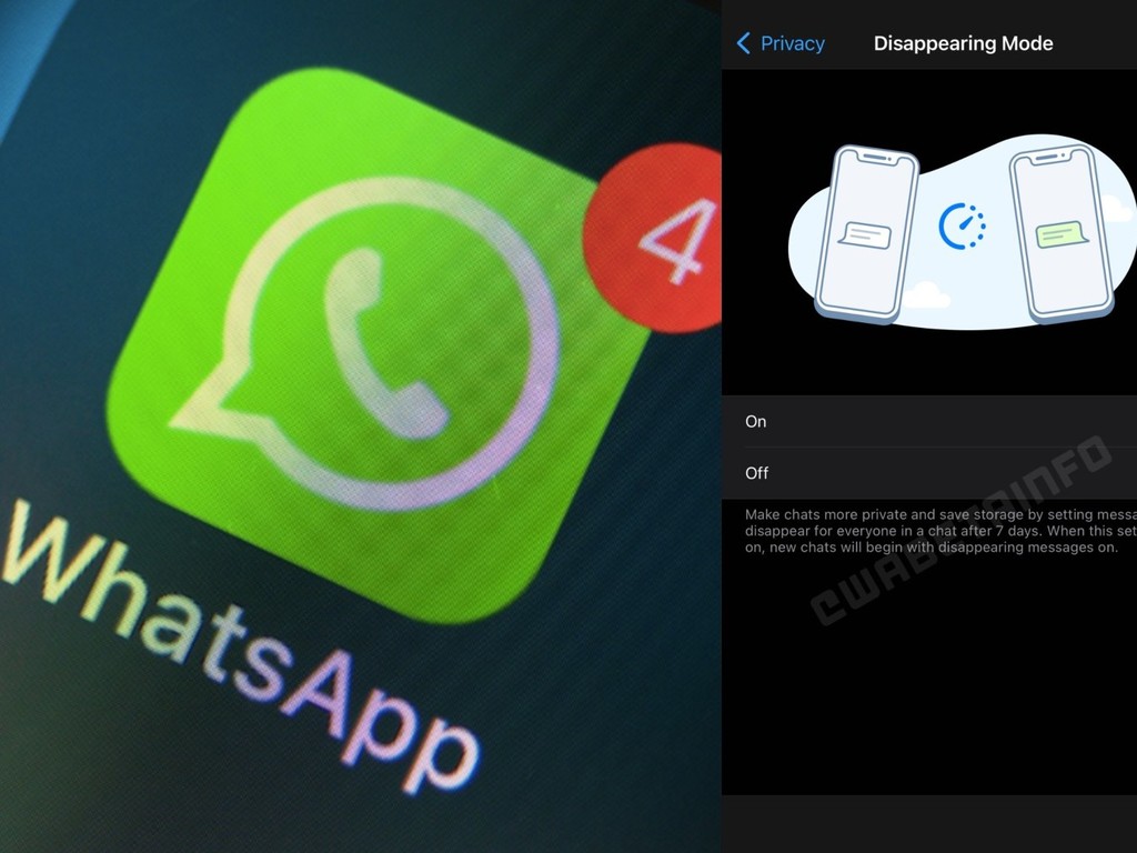 WhatsApp 將支援 4 裝置同時登入  加入「閱後即焚」新功能