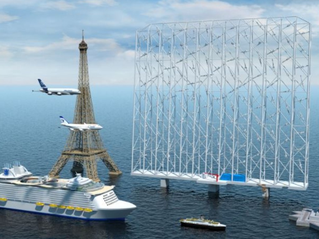 海上建 300 米高「捕風裝置」  風力發電年產電量為巨型風機 5 倍
