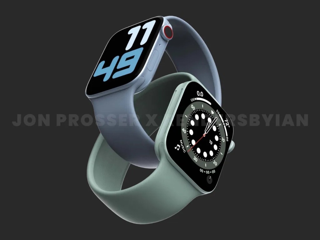 Apple Watch Series 7 或大改款  改用更薄屏幕邊框