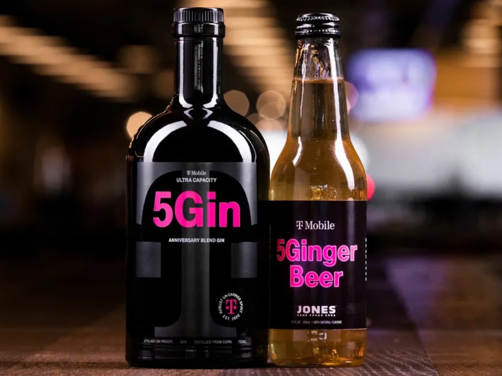T-Mobile 借 5G 賣酒? 5Gin 氈酒+5Ginger 薑啤不日上市