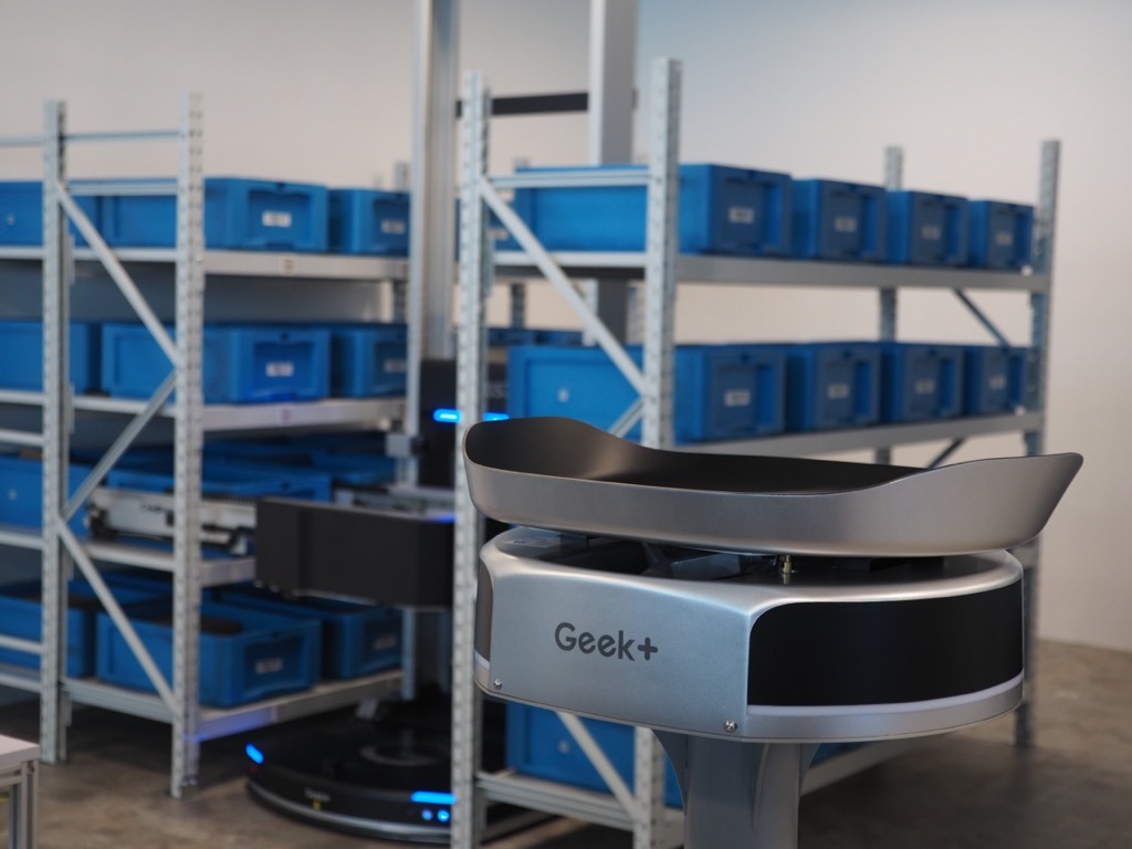 Geek+ 科學園研發中心 展示物流機械人