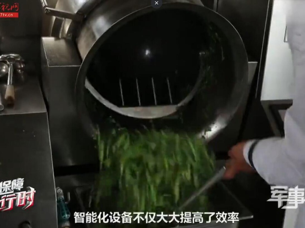 中國解放軍炒菜機械人亮相  可製作數十款菜式