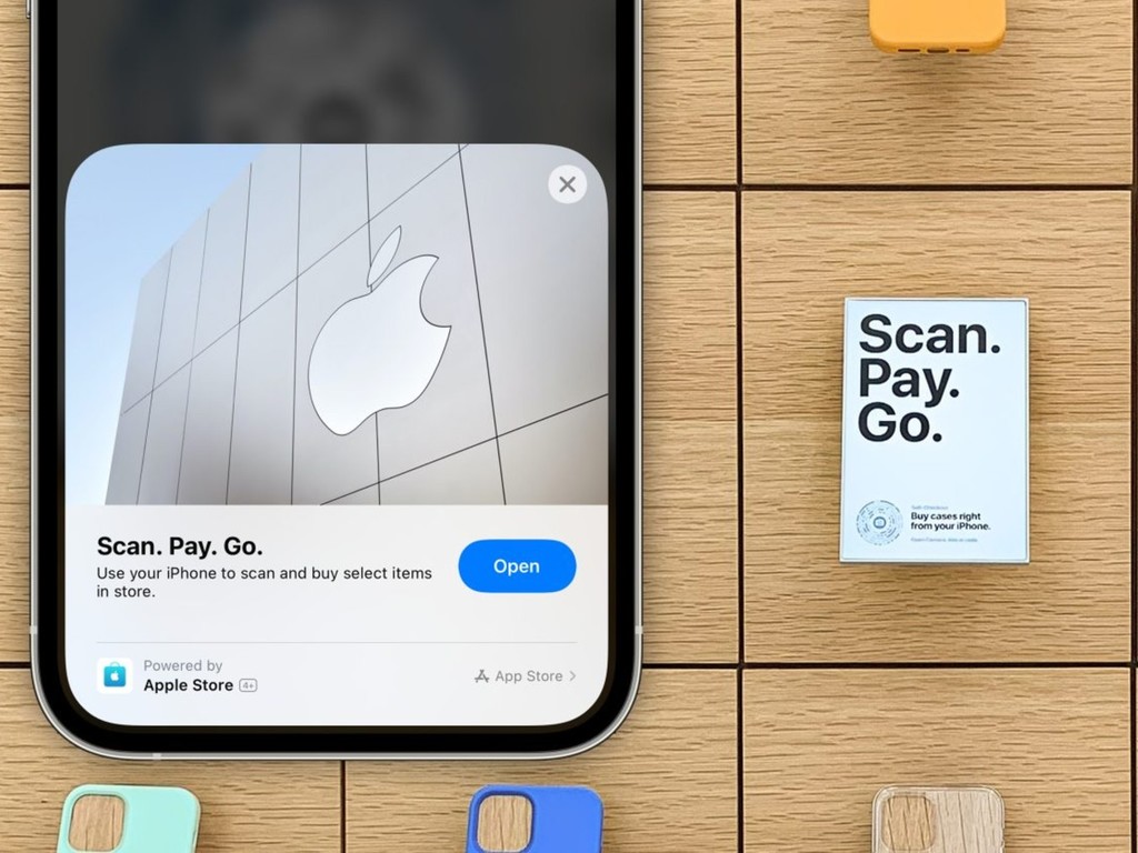 Apple Store 藉 App Clips 功能  直接掃產品 barcode 快速支付買配件