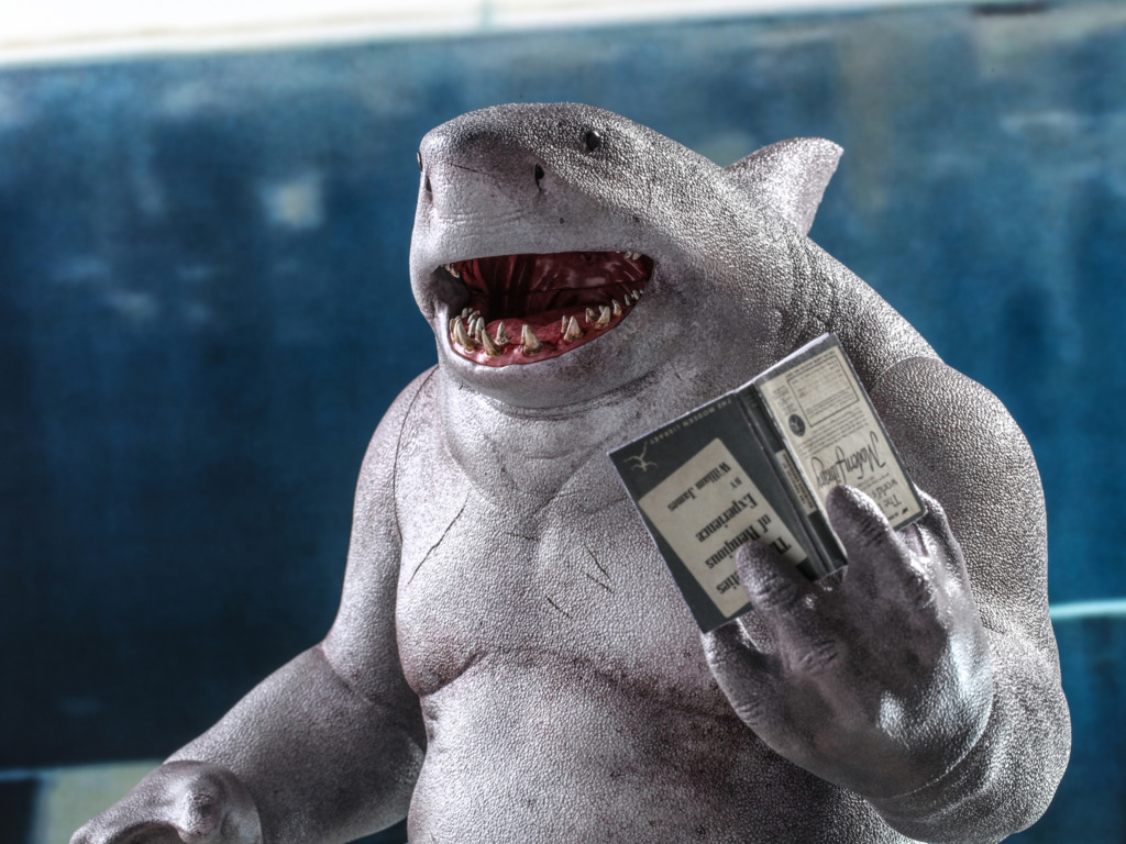 【宅玩意】自殺特攻鯊魚王 Hot Toys人偶賣呆萌