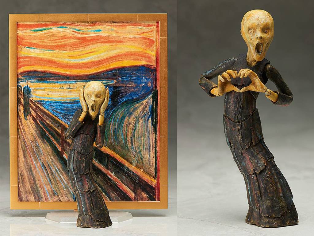 名畫《吶喊》變可動 figma?任擺姿勢玩法爆笑