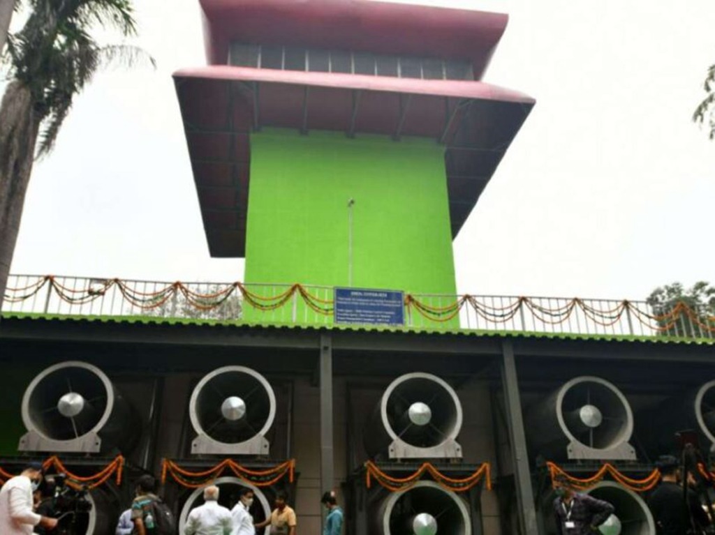 印度啟用首座除霾塔 對抗空氣污染