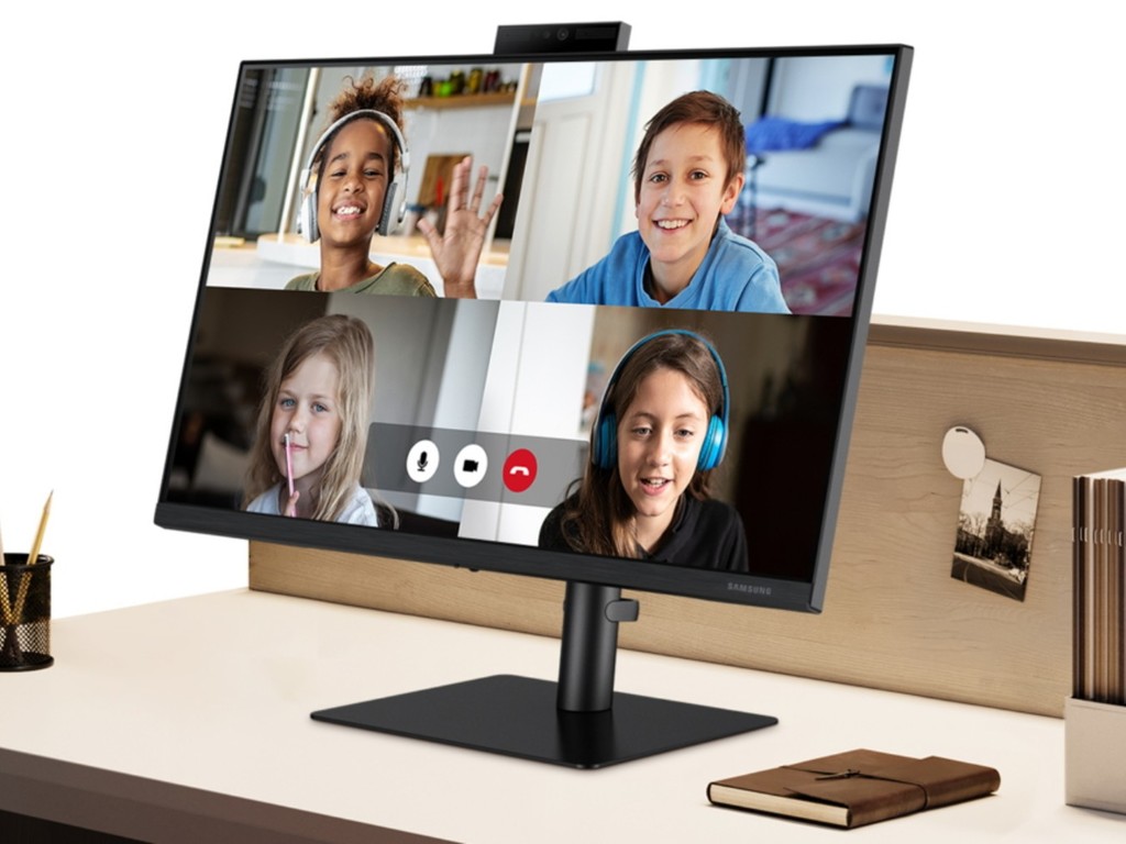 Samsung 推新款 Webcam Monitor！彈出式鏡頭附生物識別感應器！