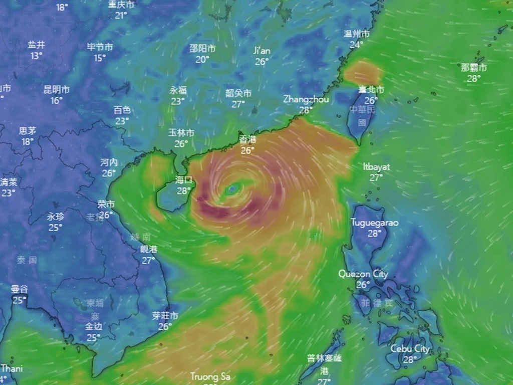 周末有熱帶氣旋靠近廣東沿岸？天文台預測：周六日有狂風雷暴