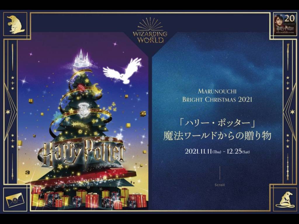 東京推哈利波特聖誕燈飾＋燈光秀！9 米魔法樹慶電影上映 20 週年