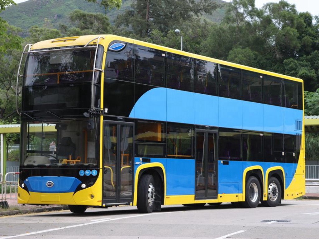 【中國環保巴士】本港首架國產雙層電能巴士抵港 投入服務時間路線待定