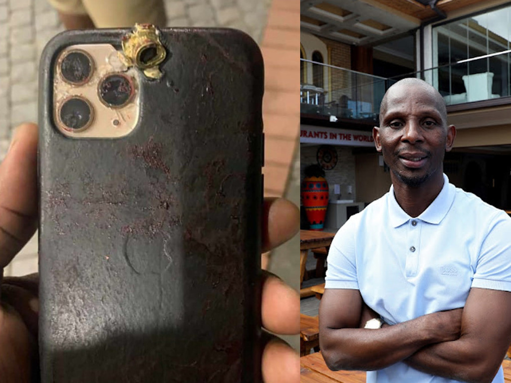 iPhone 可以擋子彈？ 南非男子遭槍擊大難不死