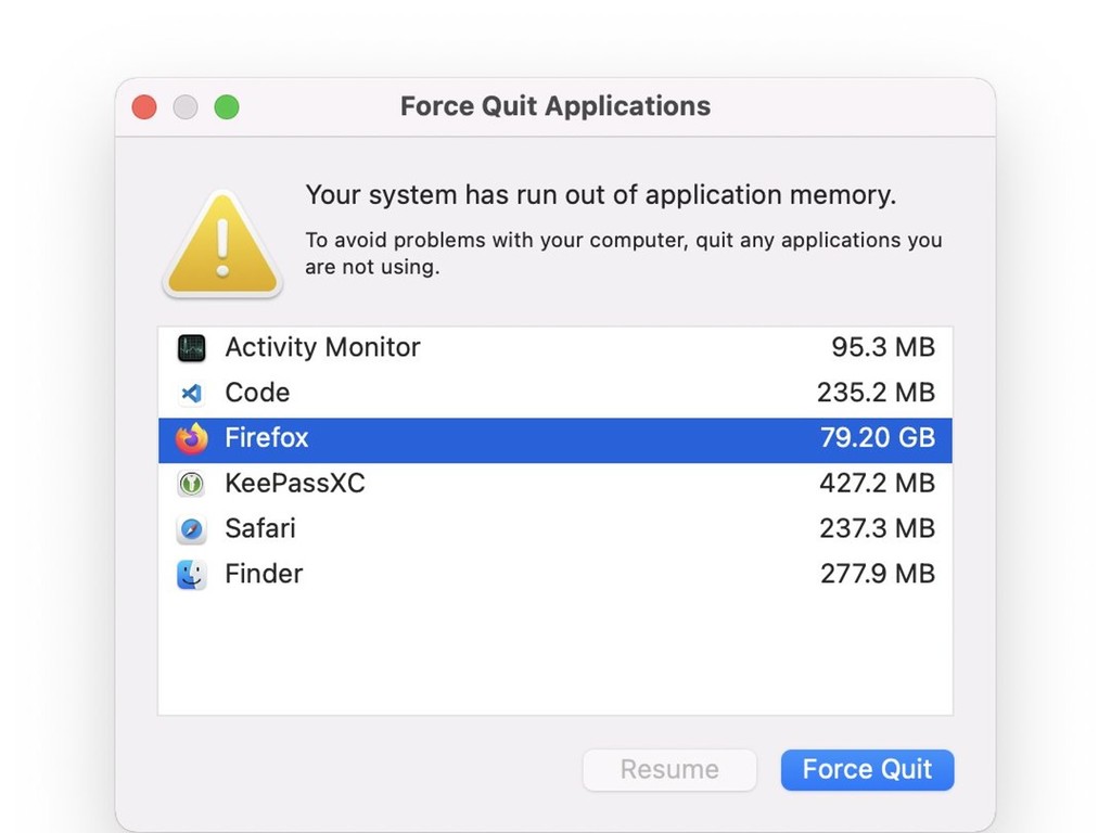 更新 macOS 再爆 Bug！RAM 自動爆滿甚至變「磚」