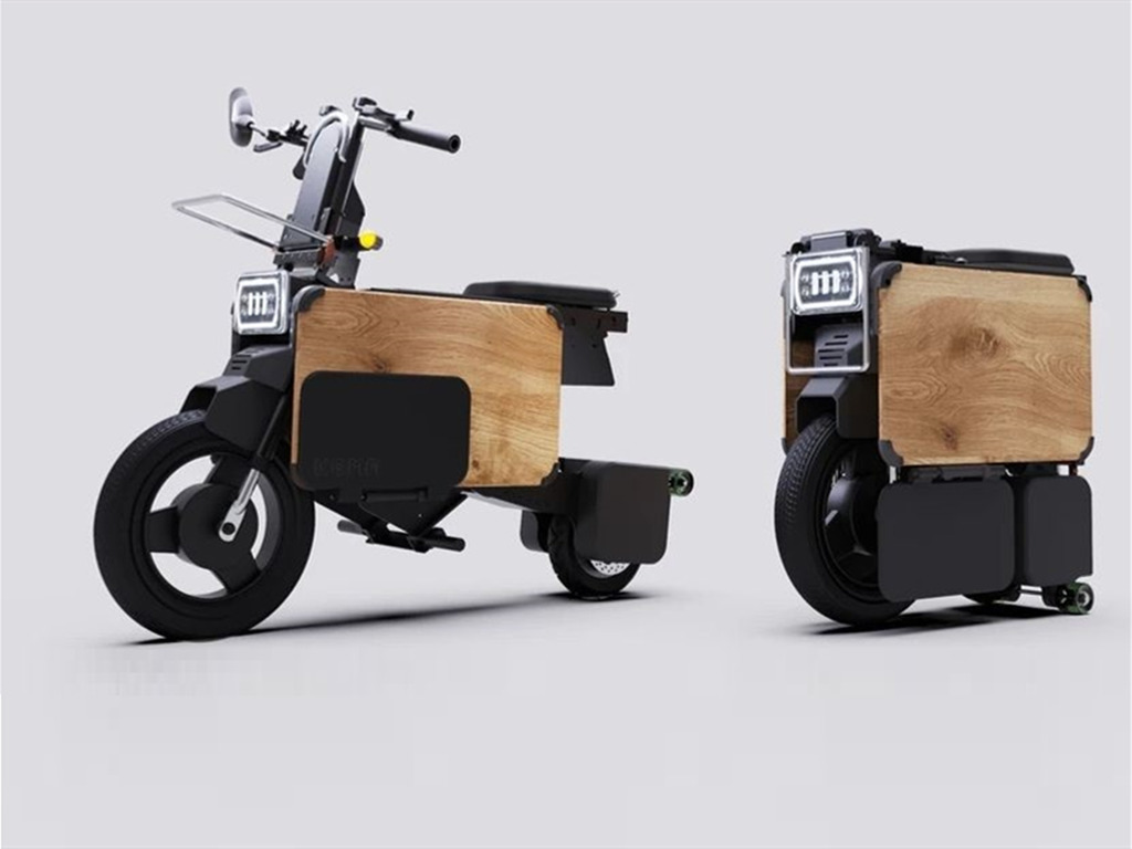 【e+車路事】日本廠商推折疊電動車 上班收起可放桌下