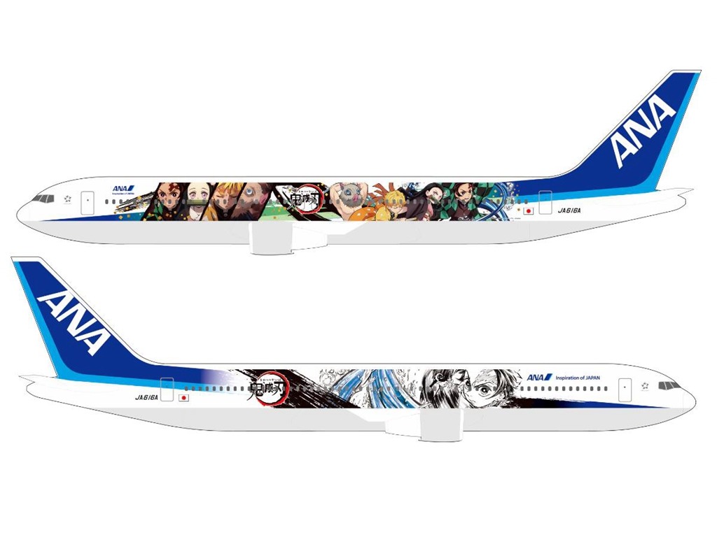 《鬼滅之刃》x ANA 推出主題塗裝飛機！明年 1 月底亮相！