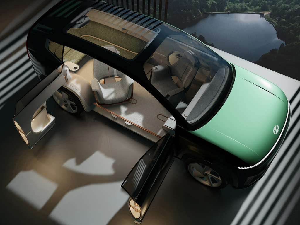 【e＋車路事】車廂設計似蝸居！Hyundai 發佈 SEVEN 自動駕駛概念 SUEV