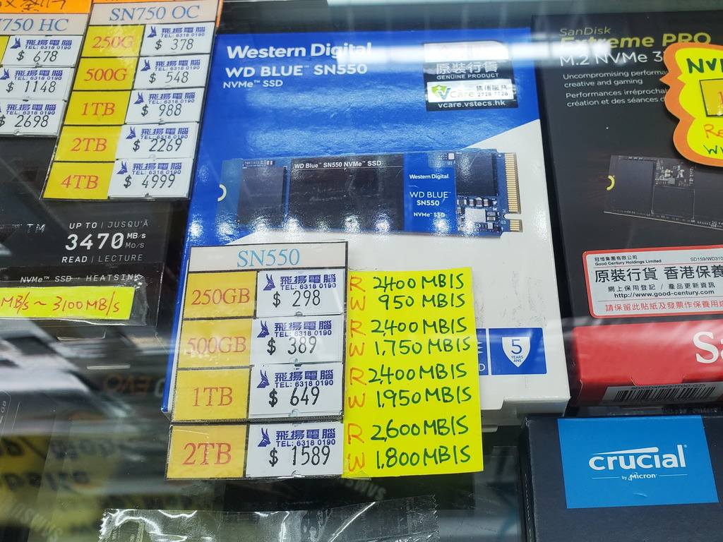 NVMe SSD 突擊劈價！1TB 低見＄649 