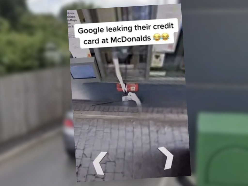 Google 街景車司機「偷懶」被全景紀錄！付款買漢堡一刻永留 Google Maps！