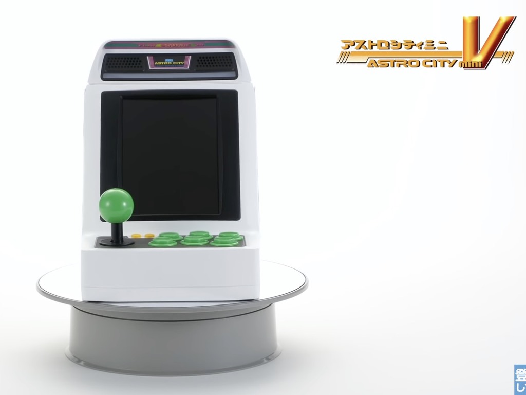 SEGA 推全新迷你街機「Astro City Mini V」 屏幕加大搭載 22 款遊戲
