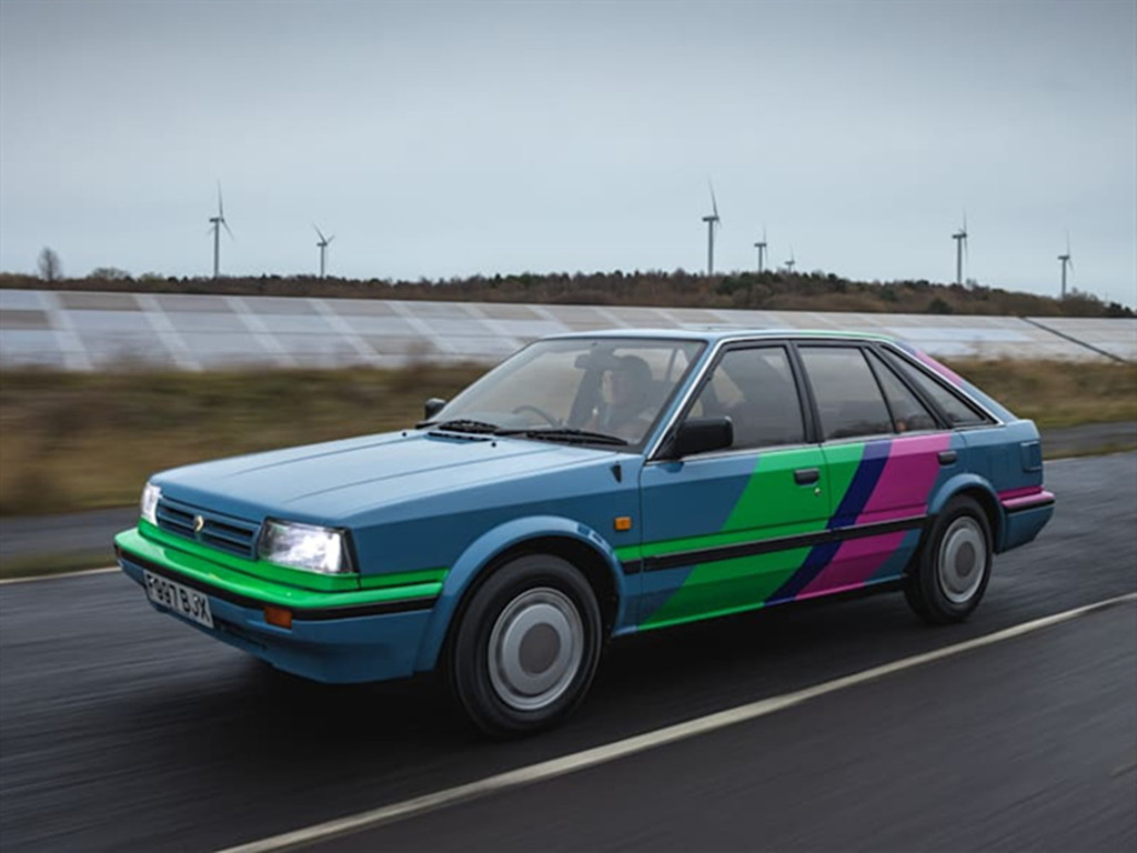 【e＋車路事】Nissan 慶祝英國廠房 35 周年 改裝 86 年經典 Bluebird 成電動車