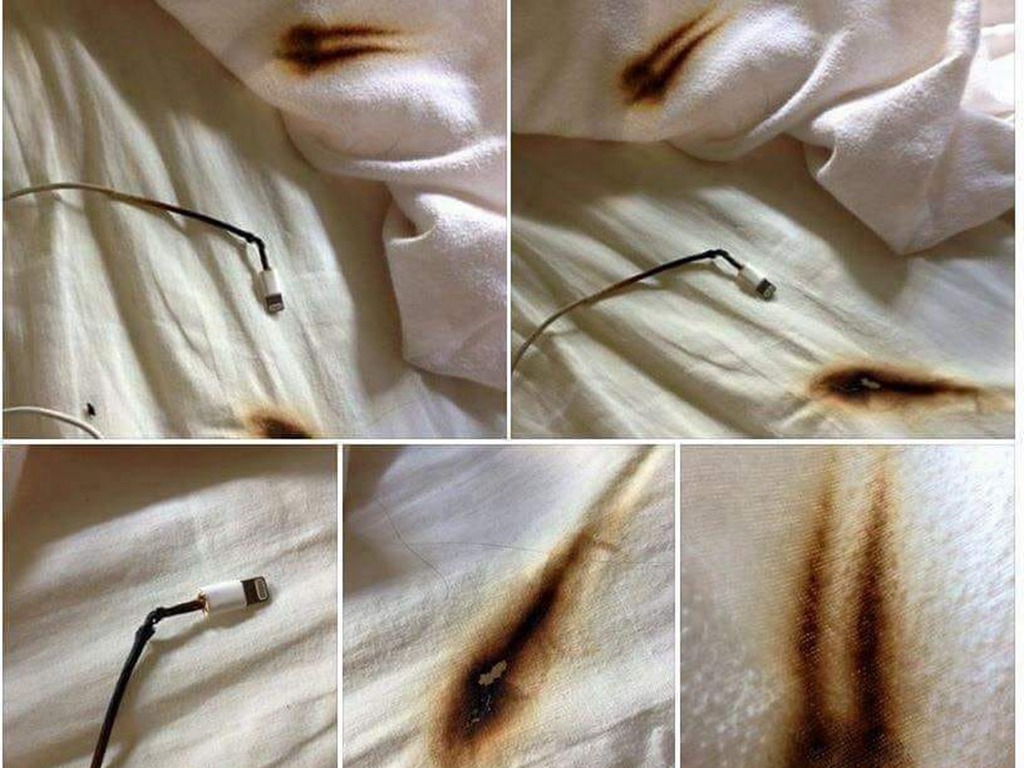 床上手機充電險釀火災 組織警告床上用品可能非常易燃