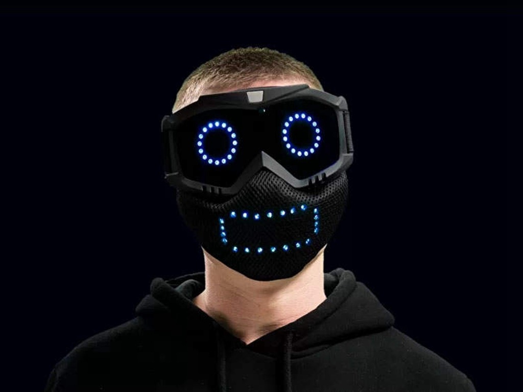 烏克蘭公司研發電子面罩 智能 LED 顯示情緒
