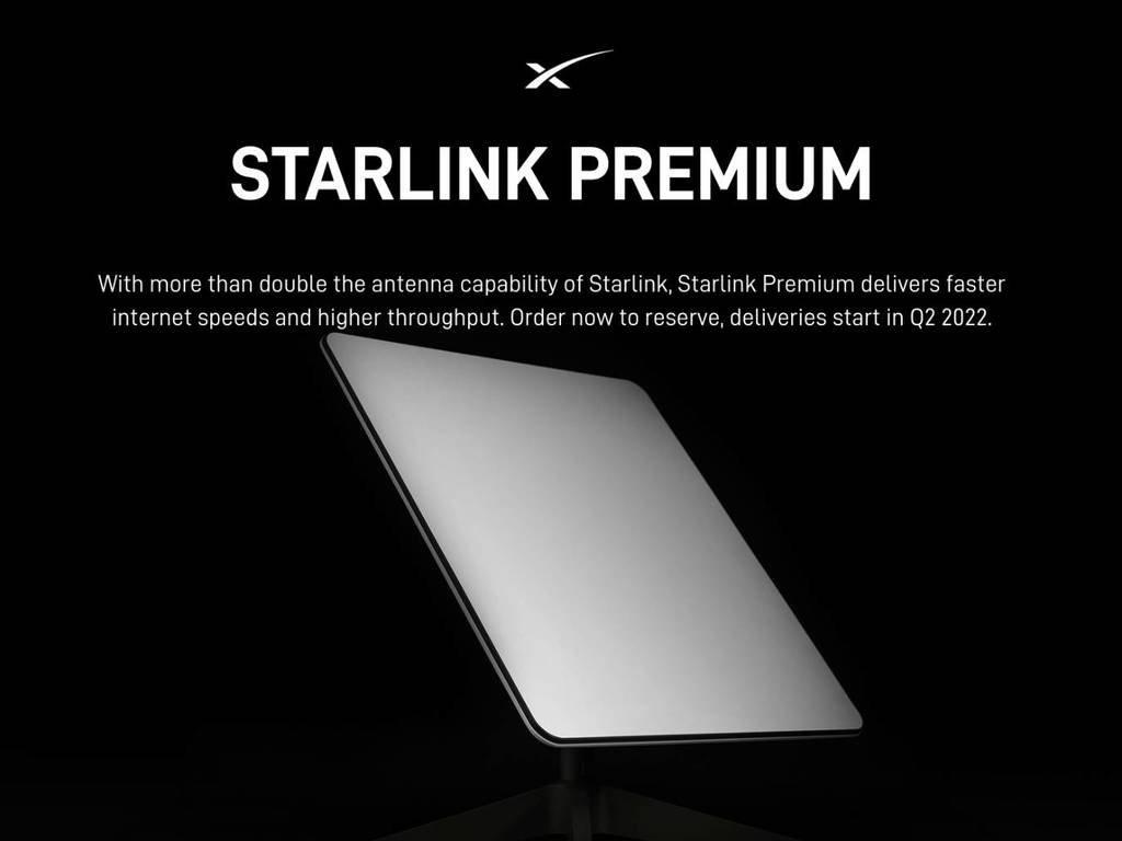 Starlink 增推 Premium 衛星互聯網服務 網速增至 500Mbps