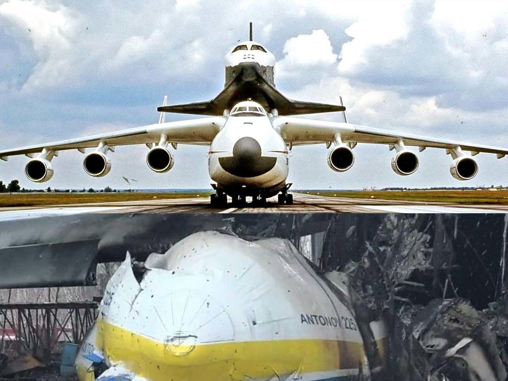 【俄烏局勢】全球最大運輸機被炸毀 機身殘骸相片曝光