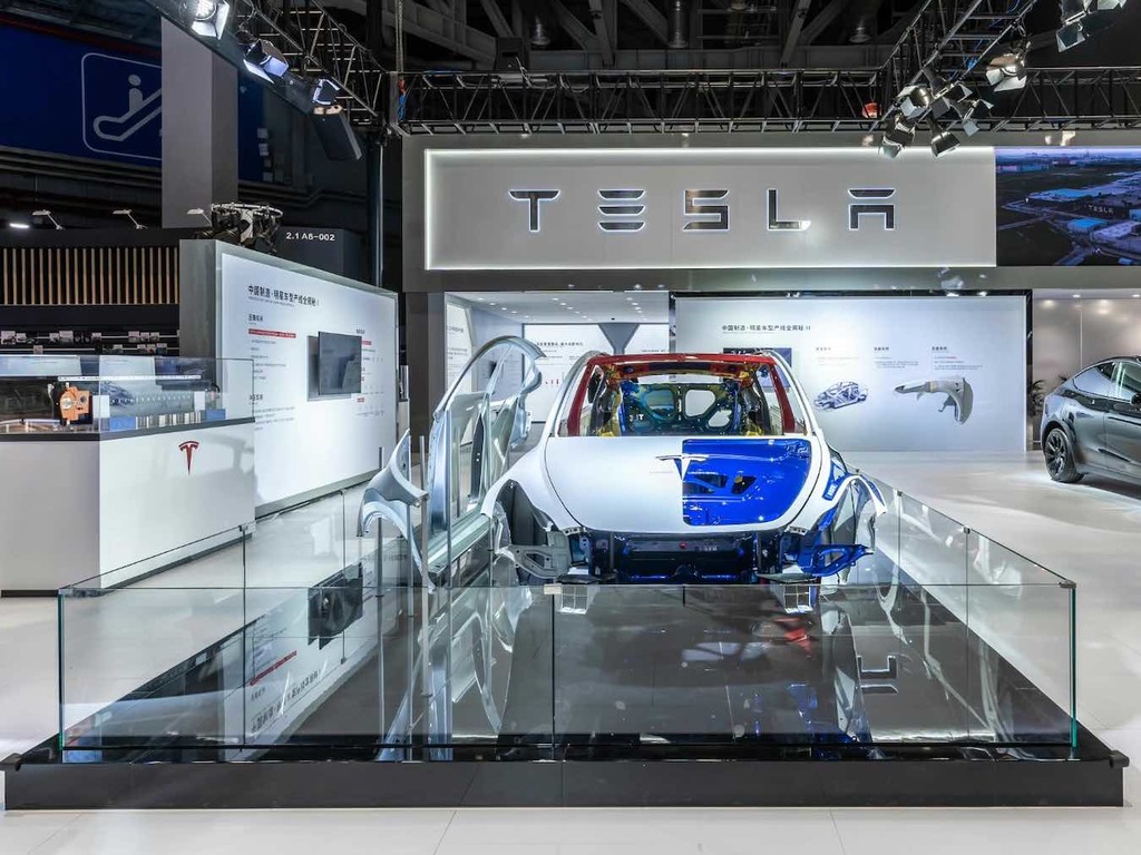 供應鏈不敵封控  Tesla上海工廠再度停工