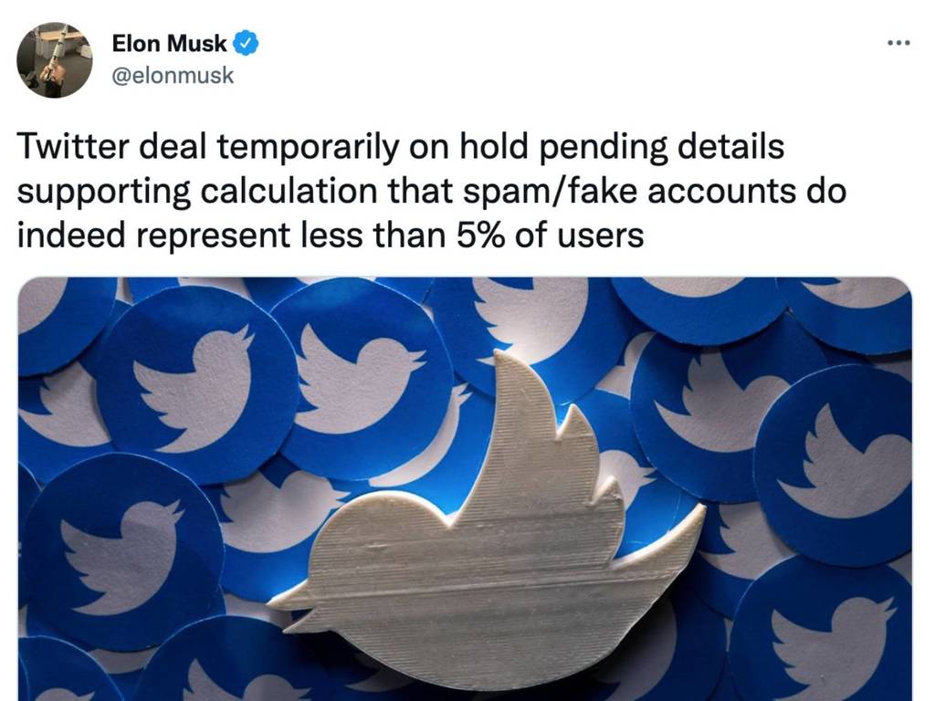 Elon Musk 突宣布暫緩收購 待 Twitter 提交虛假帳戶數據