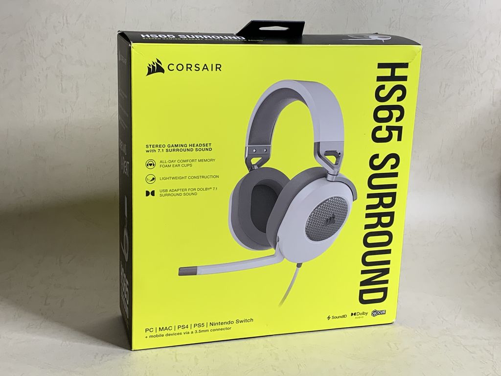 【打機裝備】Corsair HS65 SURROUND 首見 SoundID 簡易調音