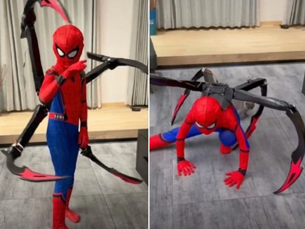 湖南 8 歲童與父製作蜘蛛俠機械爪 作品獲多個專利