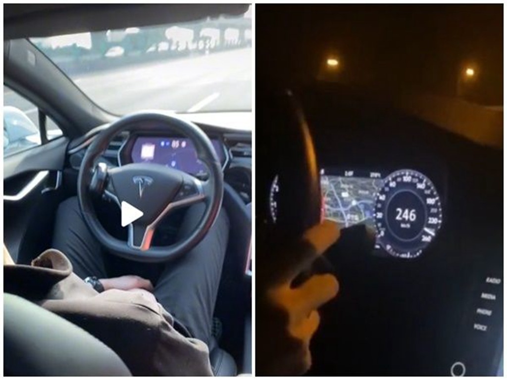 台男開 Tesla 自動駕駛睡覺 炫耀台北到台中僅 46 分鐘