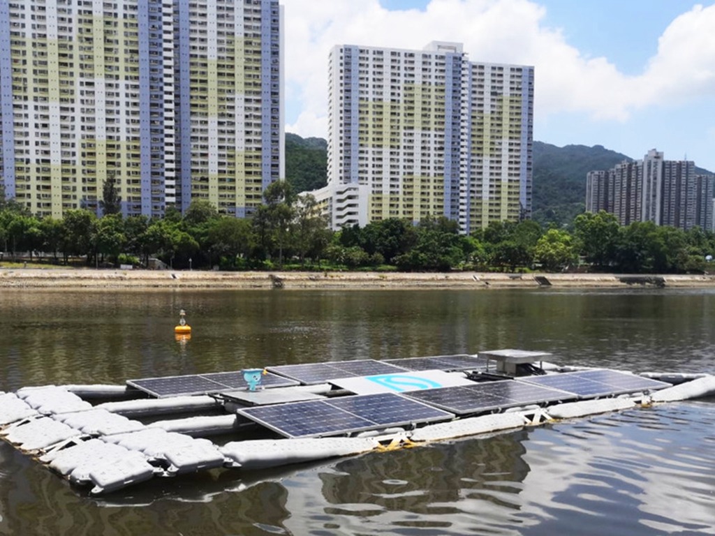 城門河設浮式太陽能發電系統 造價 230 萬年產 3 萬度電