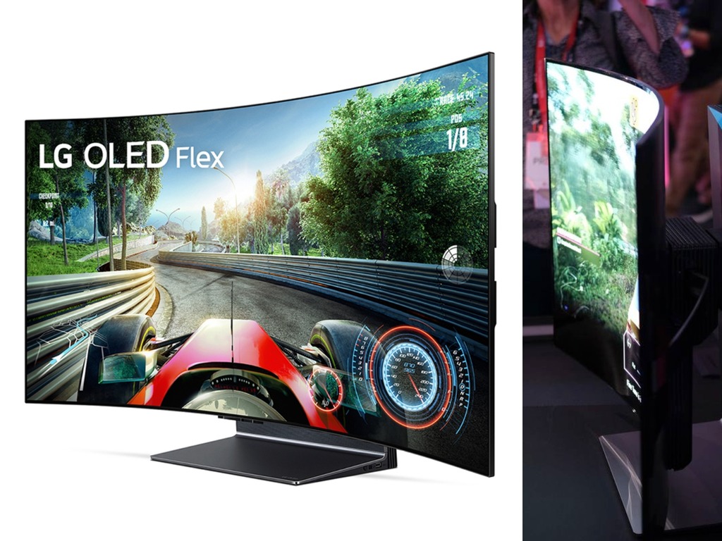 【IFA 2022】LG 42 吋 OLED Flex 智能電視 屏幕識自行捲曲