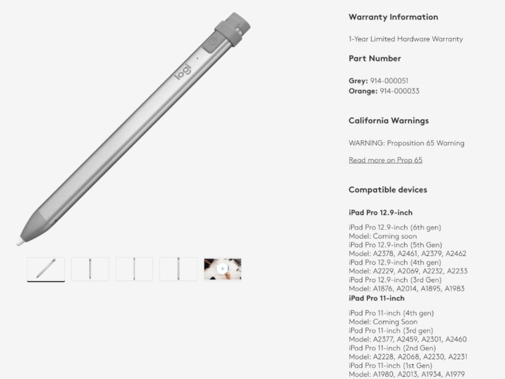 Logitech 官網意外流出未發布 Apple iPad Pro 資料 11 吋及 12.9 吋各一
