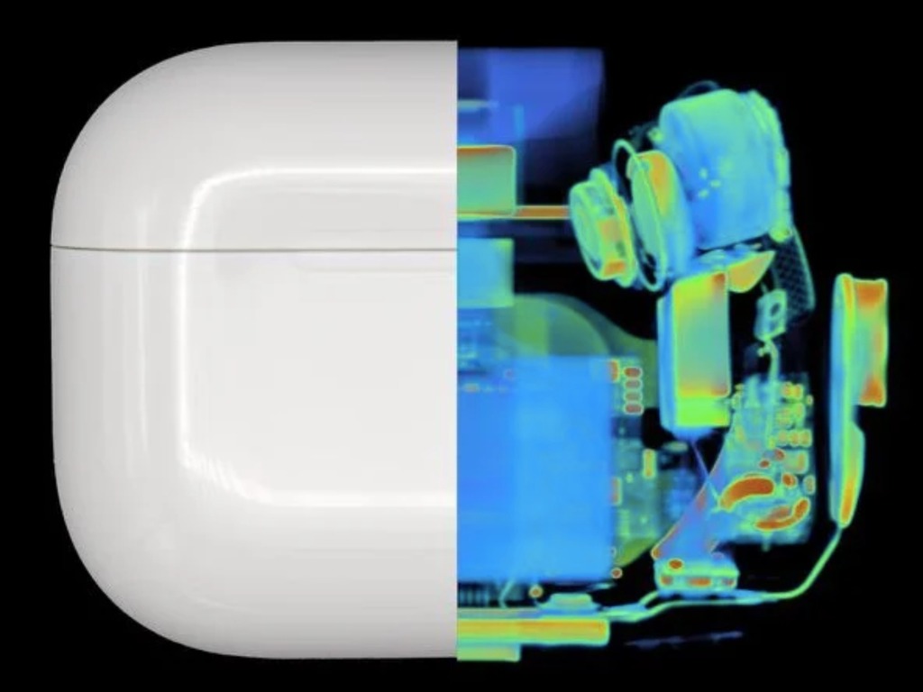 AirPods Pro 2 CT 掃描圖像曝光 充電盒內有玄機