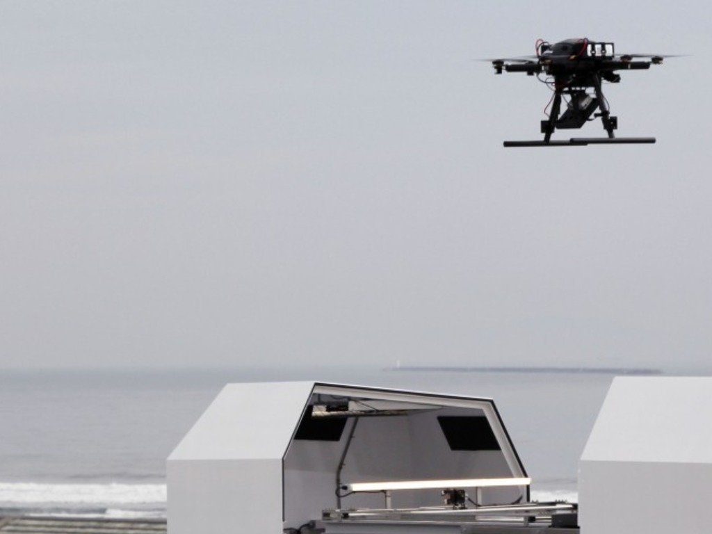 日本仙台市使用小型無人機 於海嘯期間籲人避難