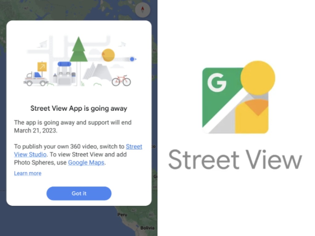 Google Street View App 將於下年 3 月停用 APK 代碼洩密
