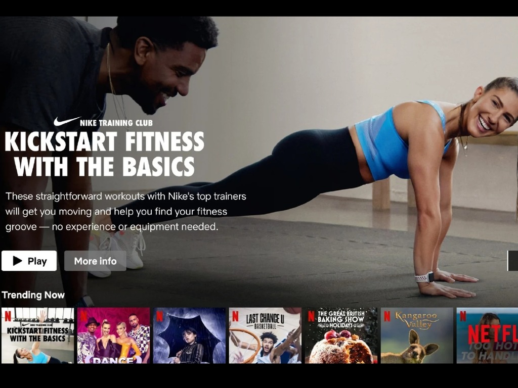 Nike Training Club 登陸 Netflix 免費免器材 Workout 零藉口