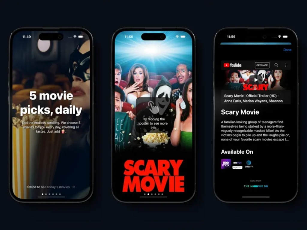ChatGPT 寫 iOS App 一樣得 5 Movies 現已上架
