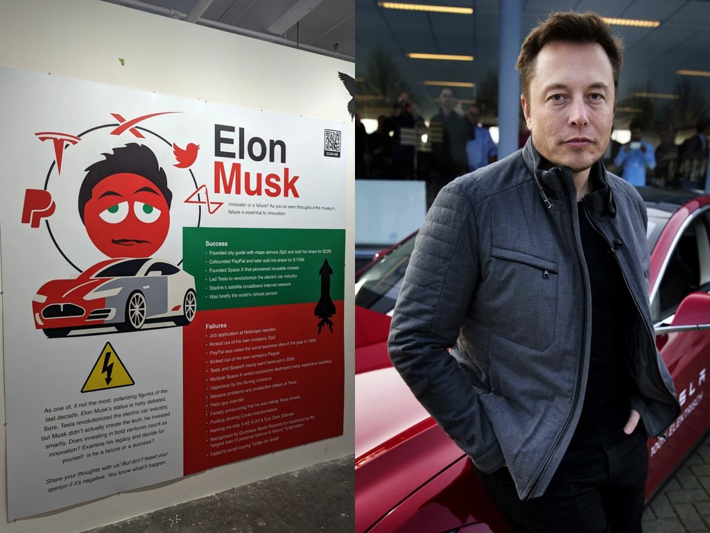 Elon Musk 成失敗博物館展品之一 結集科技鉅子的成與敗