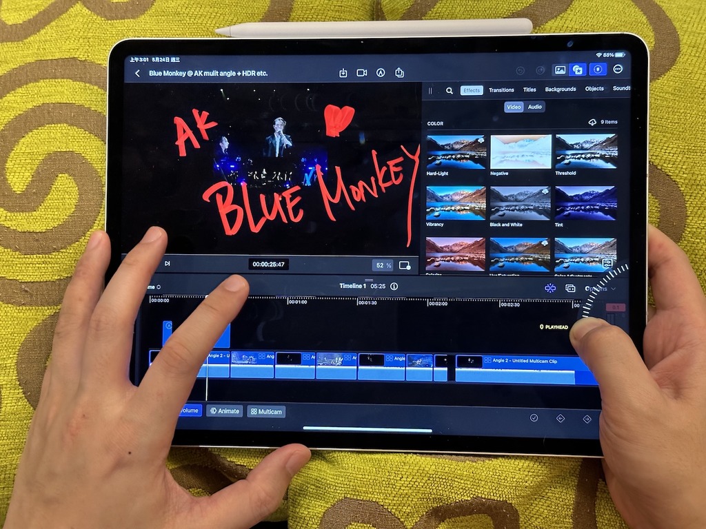 iPad 版 Final Cut Pro 專業剪片功能更親民！輕鬆處理演唱會多角度 HDR 影片