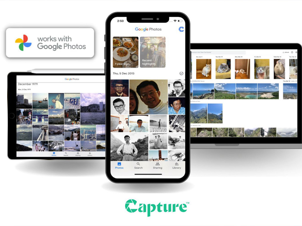 Capture.HK 與 Google 合作 推出舊相片影片數碼化限時優惠