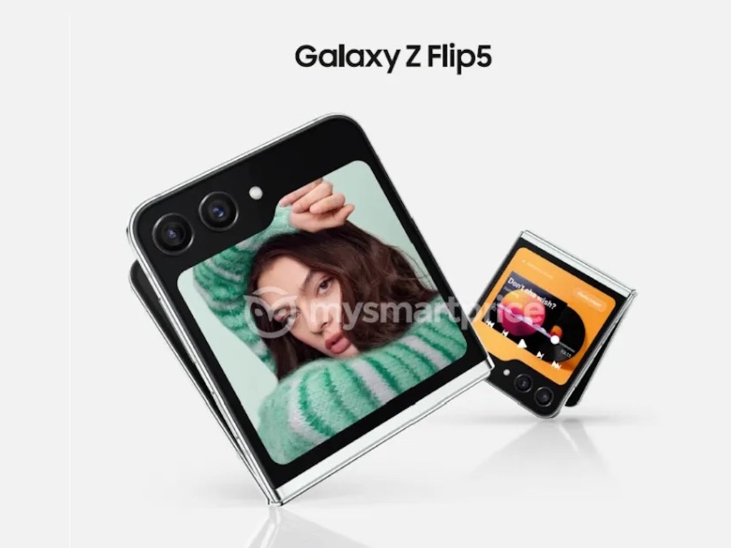 Samsung Galaxy Z Flip5 宣傳圖流出！外屏對 Google App 支援更佳