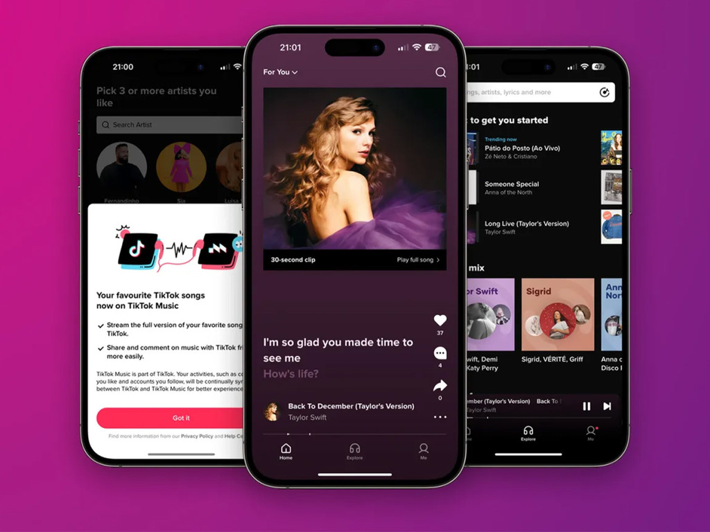 TikTok 推音樂串流服務 TikTok Music 於巴西、印尼率先上架